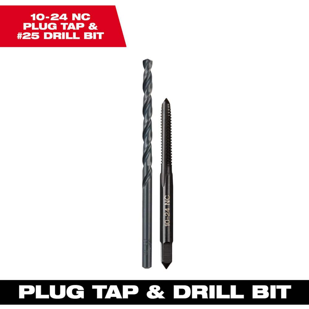 Tap & Drill Sets, Maximum Drill Size (Wire): #25 , Minimum Drill Size (Wire): #25 , Tap Type: Standard Hand , Tap Coating/Finish: Oxide  MPN:49-57-5525