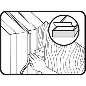 M-D Low Density Foam Tape (Open Cell) 02071 Gray 1/4