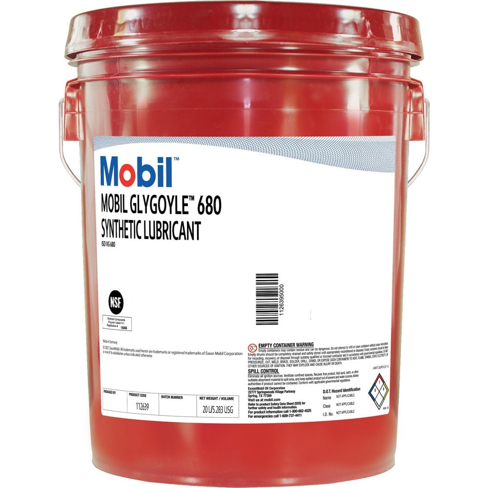 Gear Oil, Extreme Pressure Use: No , Food Grade: Yes , Container Type: Pail , Container Size (Gal.): 5.00 , Net Fill: 5 gal  MPN:112639