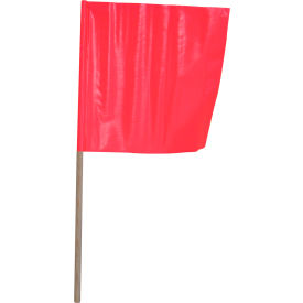 VizCon TrafFix Devices Nylon Safety Flag Orange 18