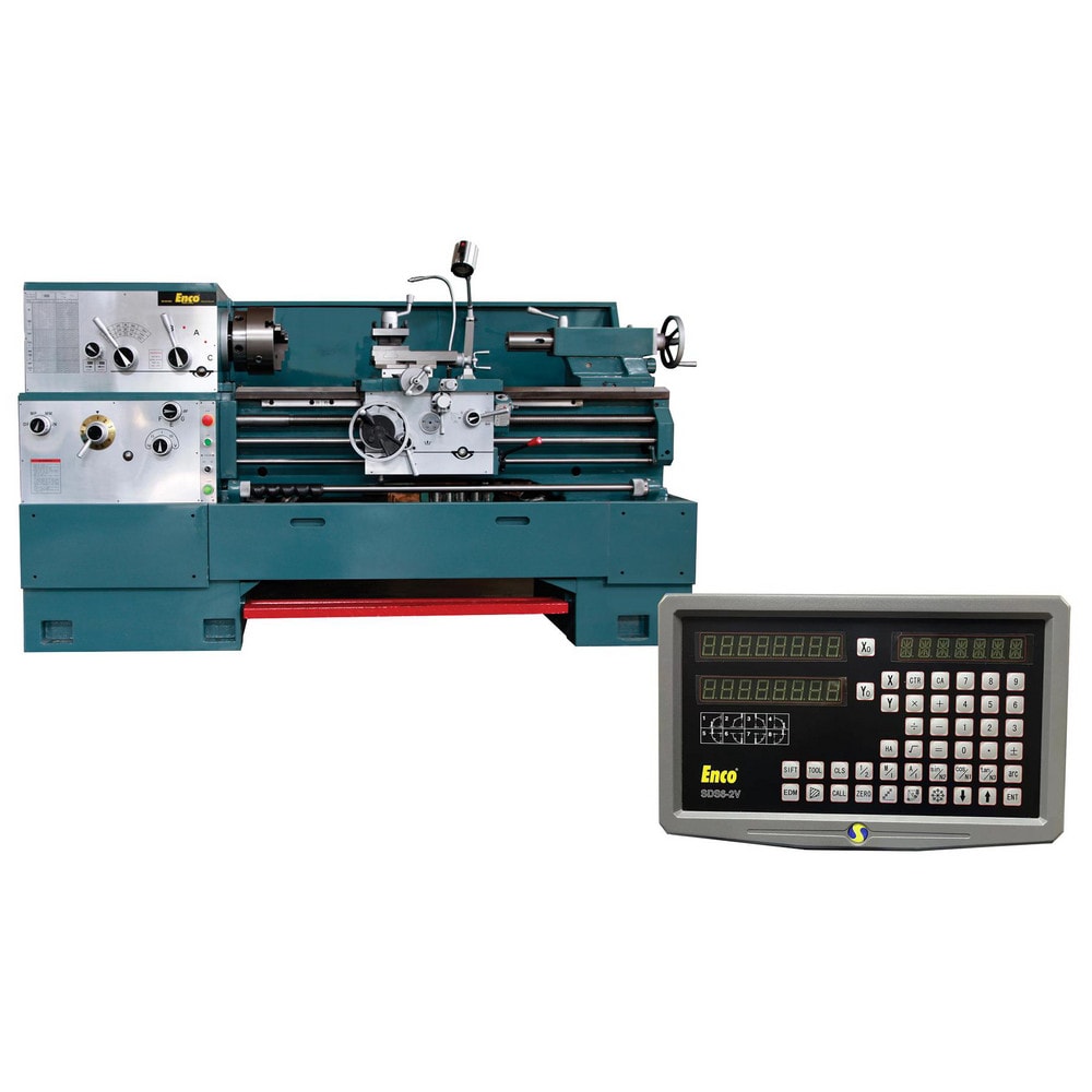 DRO Systems, Machine Compatibility: Lathe , Calculator Function: Yes , Programmable Memory: Yes , Tool Offsets: 200 , Scale Type: Glass, Linear Scale  MPN:0468218/6428026