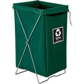 Royal Basket Trucks® VINYL BAG/GREEN W/STAND R00-EEX-EBK