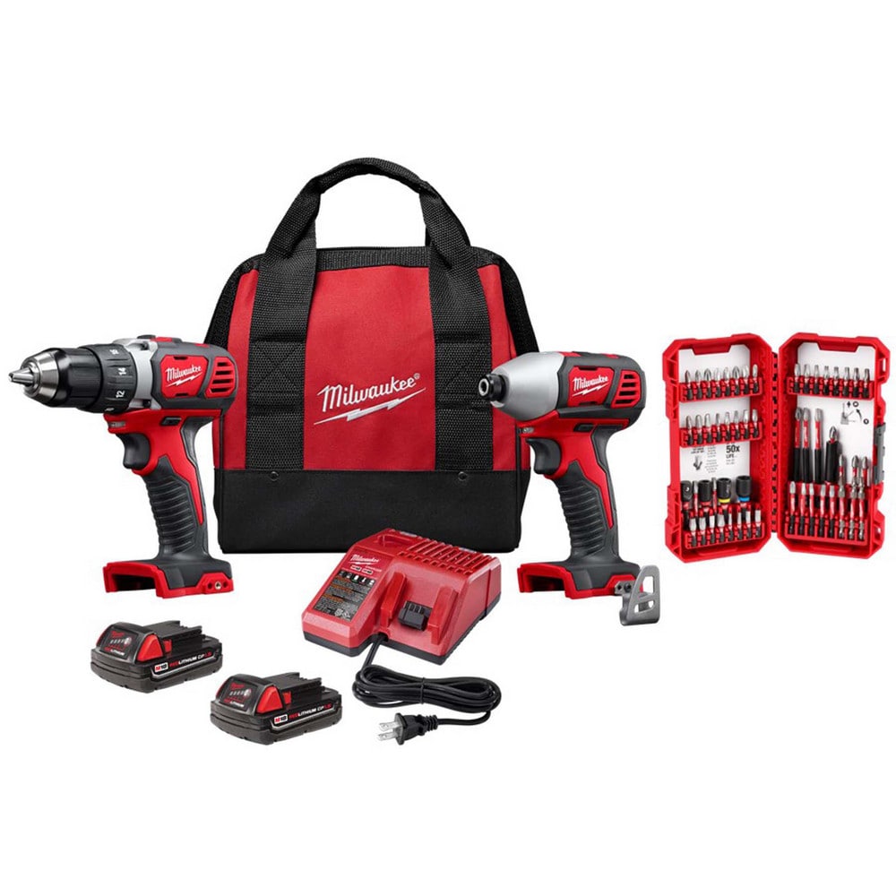 Cordless Tool Combination Kits, Kit Type: 18 Volt Cordless Tool Combination , Tools: Compact Drill/Driver, Impact Driver , Voltage: 18.00  MPN:7186380/3552726