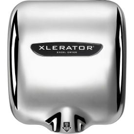 Xlerator® Hand Dryer w/Noise Reduction Nozzle Chrome Die-Cast Zinc Alloy HEPA 110-120V 601561AH