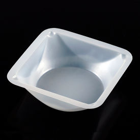 Antistatic Square Weighing Boat 140 x 140 x 25mm 330mL Polystyrene Case of 500 3622