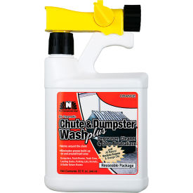 Nilodor Bio-Enzymatic Chute & Dumpster Wash PLUS Orange Scent Quart Bottle 6/Case 32DMPFDRTU