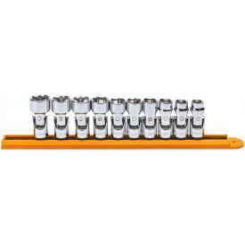 Gearwrench® 10 Piece 6 Point Flex Metric Socket Set With 3/8