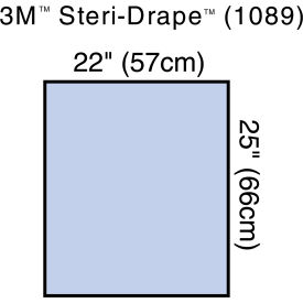 3M™ Steri-Drape Adhesive Towel Drape 1089 22