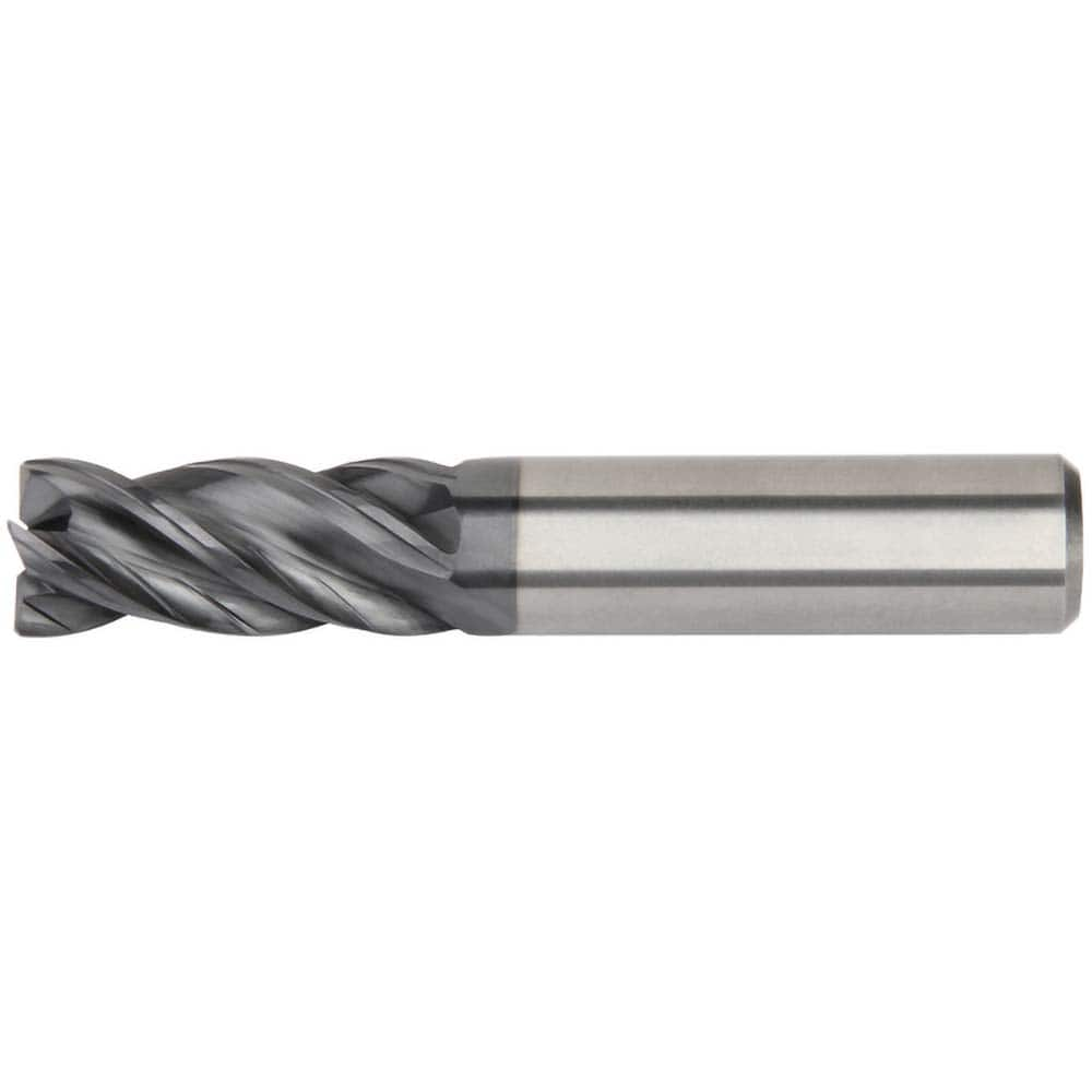 Square End Mill: 3/4'' Dia, 1-1/2'' LOC, 3/4'' Shank Dia, 4'' OAL, 4 Flutes, Solid Carbide MPN:6676947