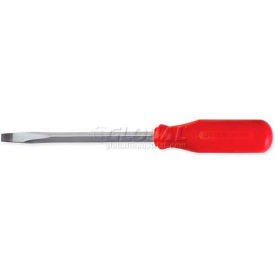 Urrea Red Handled Screwdriver 9804R Slotted Tip 7-15/16