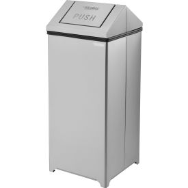 GoVets™ Stainless Steel Square Swing Top Trash Can 24 Gallon 268641