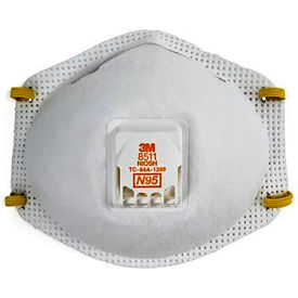 3M™ 8511 N95 Disposable Respirator w/ Exhalation Valve 10/Box 7000002056