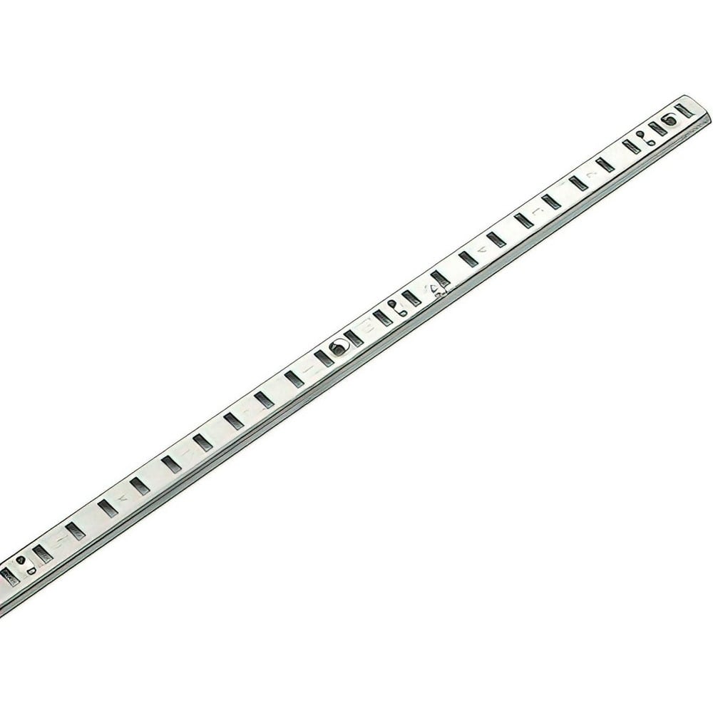 Brackets, Bracket Type: Pilaster Shelf Standard , Mount Type: Screw-On , Length (Inch): 48 in , Bracket Material: Metal , Overall Width: 0.63 in  MPN:4255X4BC