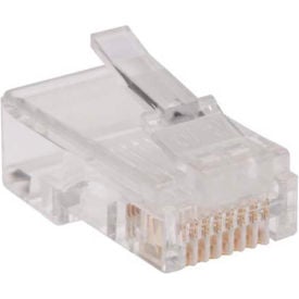 Tripp Lite 100PK RJ45 Plugs for Flat Solid / Stranded Conductor Cable N030-100-FL