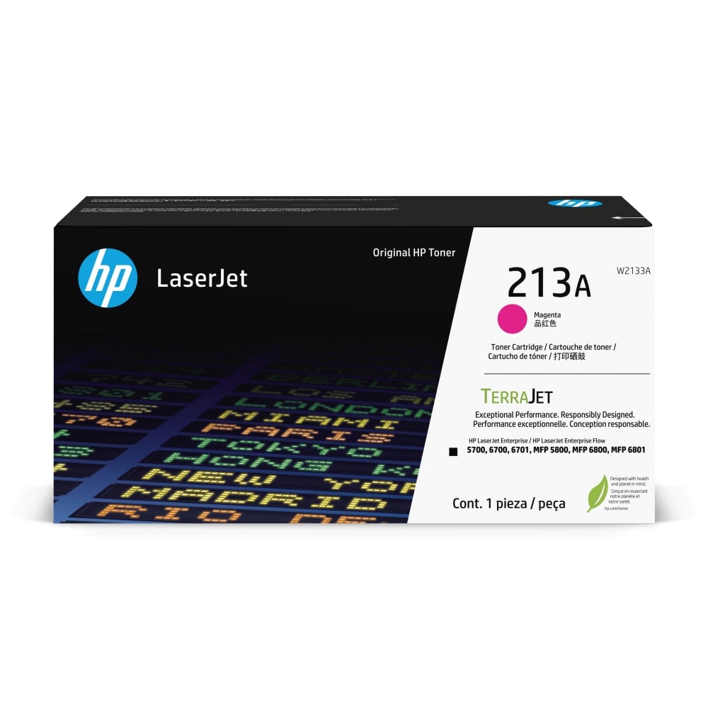 HP 213A Magenta LaserJet Toner Cartridge, W2133A MPN:W2133A