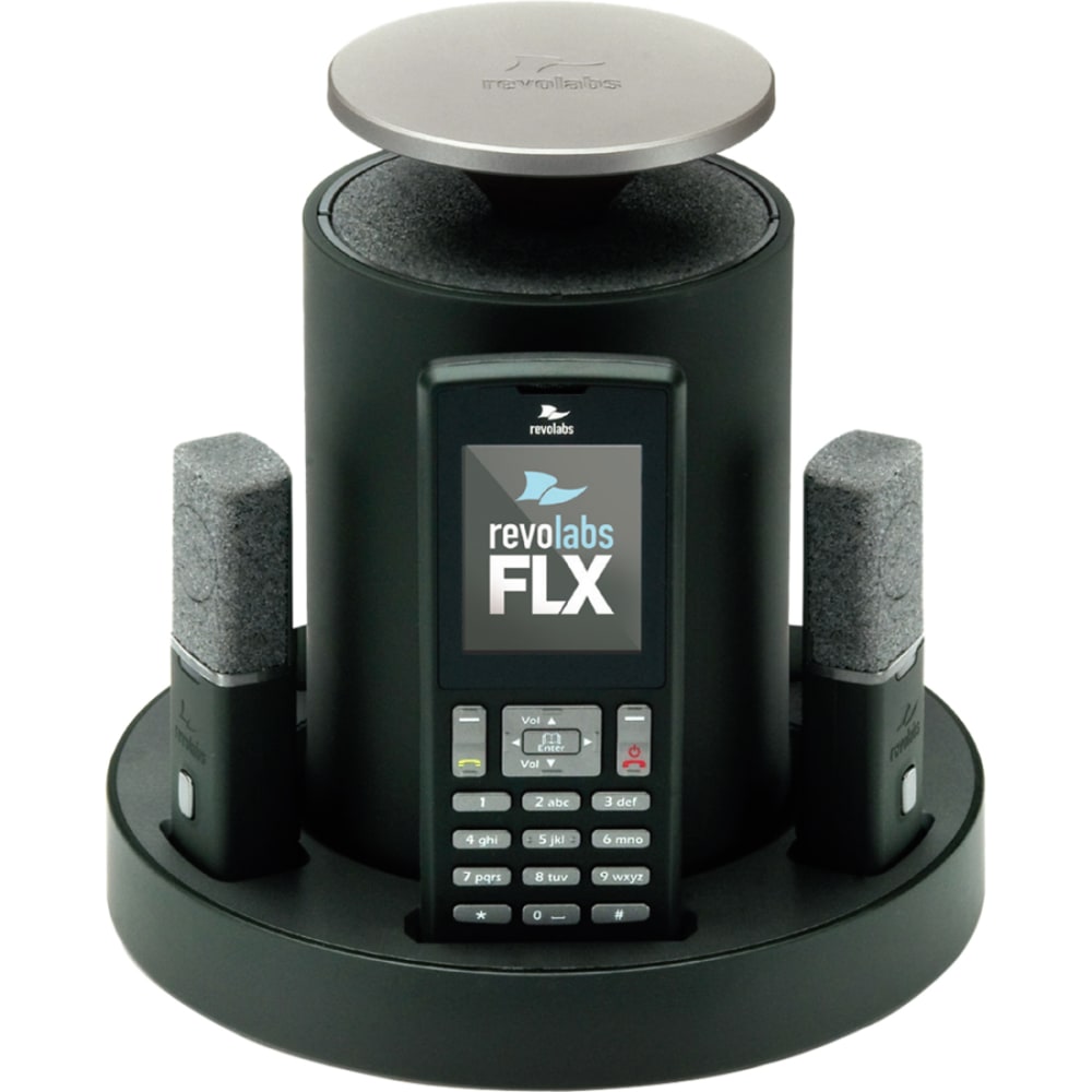 Revolabs FLX Analog / 1 Omni Directional and one Wearable Microphone Conference Phone MPN:10-FLX2-101-POTS