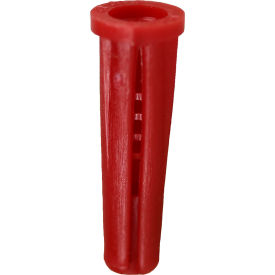 L.H.Dottie® Conical Plastic Anchor #4 #6 & #8 s Red 100 Pack 20