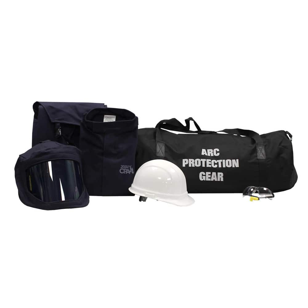 Arc Flash Clothing Kits, Protection Type: Arc Flash , Garment Type: Bib Overalls, Hoods, Jacket , Maximum Arc Flash Protection (cal/Sq. cm): 20.00  MPN:AG20-5XL-NG