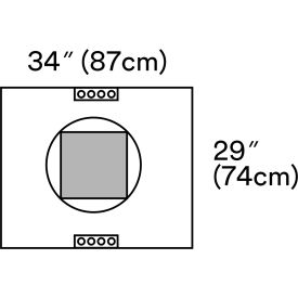 3M™ Steri-Drape 2 Incise Pouch 2057 34