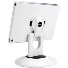 Aidata ISP603WB ViewStation for iPad Air 2 White Shell with White and Black Base ISP603WB