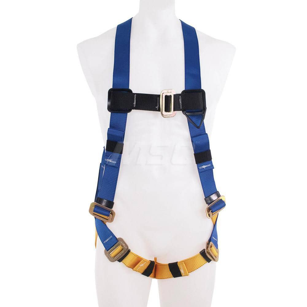 Fall Protection Harnesses: 310 Lb, Single D-Ring Style, Size Small, For General Industry, Back MPN:H411002