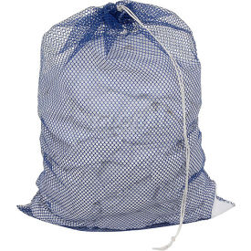 Mesh Bag W/ Drawstring Closure Blue 30x40 Heavy Weight - Pkg Qty 12 H-540DS-V-BL