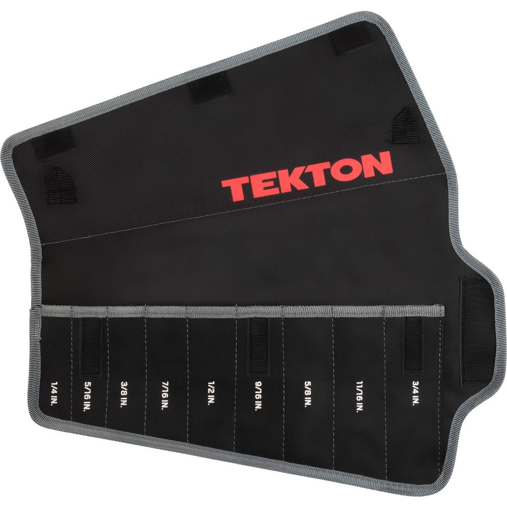 Tool Pouches & Holsters, Holder Type: Rollup Pouch , Tool Type: Tekton Ratcheting Combination Wrench , Closure Type: Hook & Loop , Material: Polyester  MPN:95866