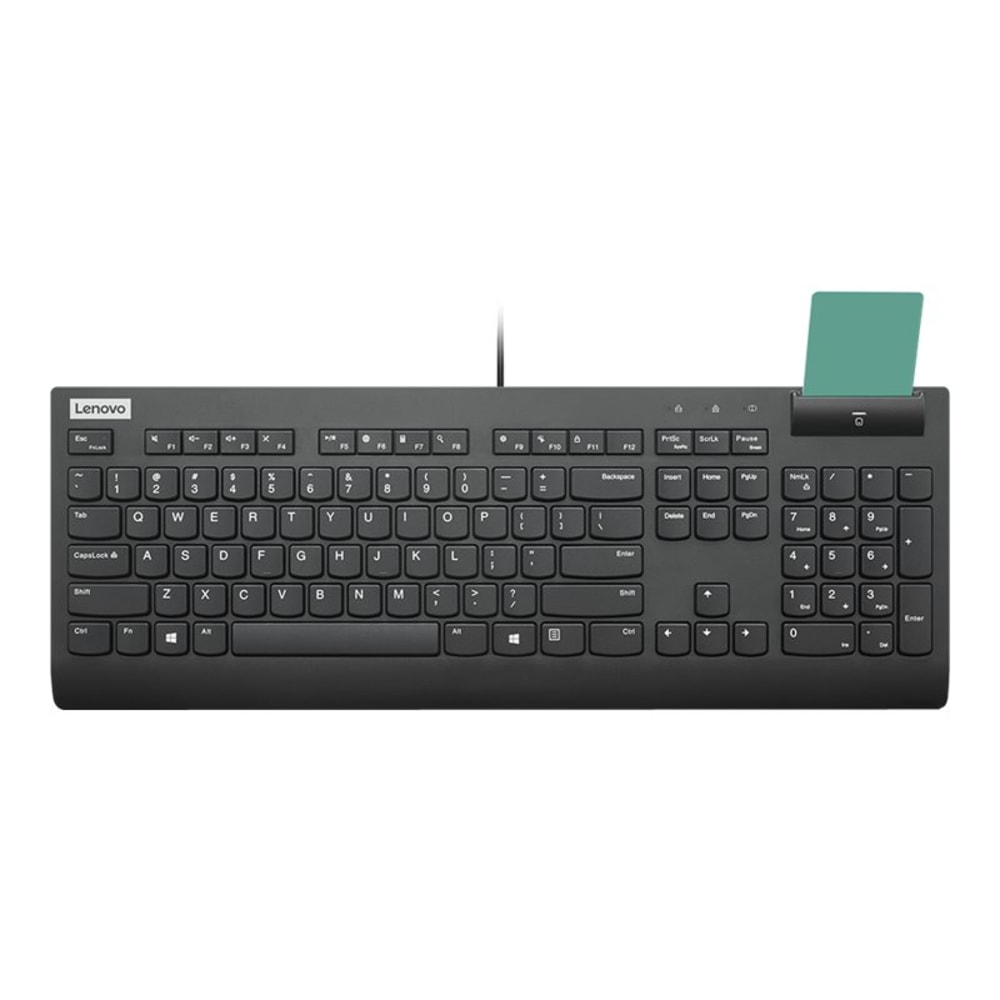 Lenovo Smartcard Wired Keyboard II - Keyboard - USB - US - black (Min Order Qty 2) MPN:4Y41B69353