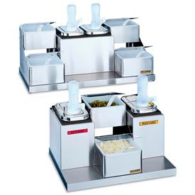 Self-Service Condiment Centers 2 Pumps & 4 Inserts P9724