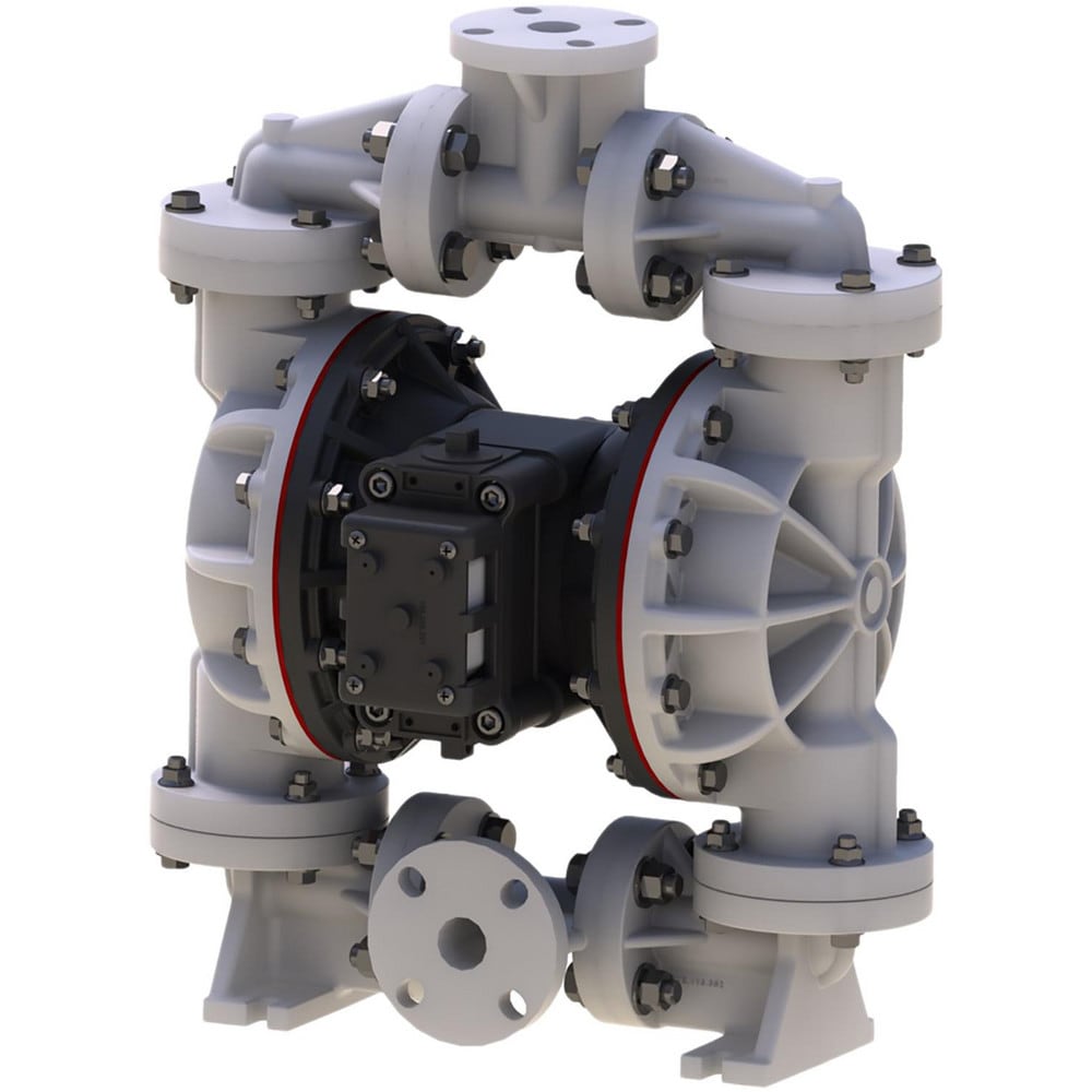 Air-Operated Diaphragm Pumps, Maximum Flow Rate (Gpm - 2 Decimals): 53.00 , Maximum Working Pressure: 100.000 , Thread Type: NPT , Inlet Size: 1in  MPN:S1FB3P1PPNI000.