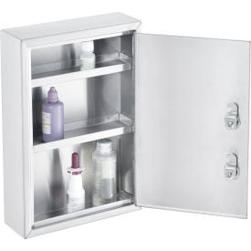 GoVets™ Stainless Steel Medical Cabinet W/Double Key Locks 8