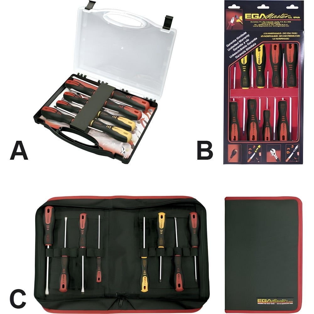 Screwdriver Sets, Screwdriver Types Included: Pozidriv , Container Type: Carded , Tether Style: Tether Capable , Finish: Polished , Number Of Pieces: 5  MPN:69723