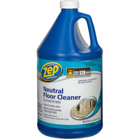 Zep® Neutral Floor Cleaner Concentrate Gallon Bottle 4 Bottles - ZUNEUT128 ZUNEUT128