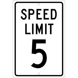 Aluminum Sign - Speed Limit 5 - .063