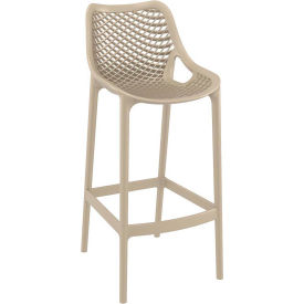 Siesta Air Resin Bar Stool Dove Gray - Pkg Qty 2 ISP068-DVR