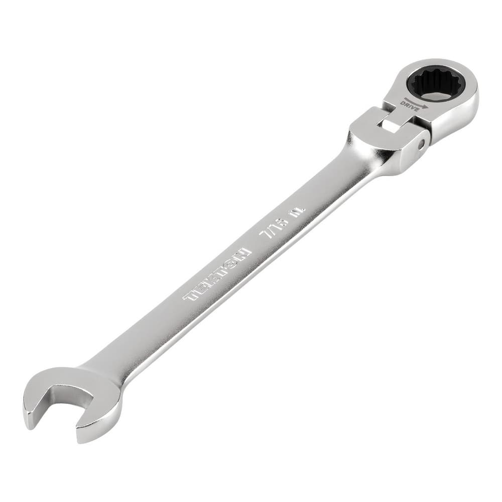 Combination Wrenches, Size (Inch): 7/16 , Finish: Satin Chrome , Head Type: Flexible, Combination , Handle Type: Straight , Material: Steel  MPN:WRC26311