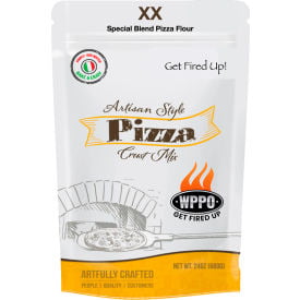 WPPO Pizza Crust Mix Artisan Style Ready in 20 minutes 2 Yeast Packets WKM-XX2