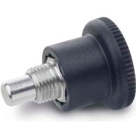 Indexing Plunger Mini w/ Hidden Lock SS 4.5x12.0N Pressure M8x0.75 Thread 5x5mm Pin 8XRK7