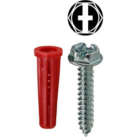 L.H.Dottie® Conical Anchor Kit w/ Combo Hex Head Screw #6 201 Pieces RD2HX