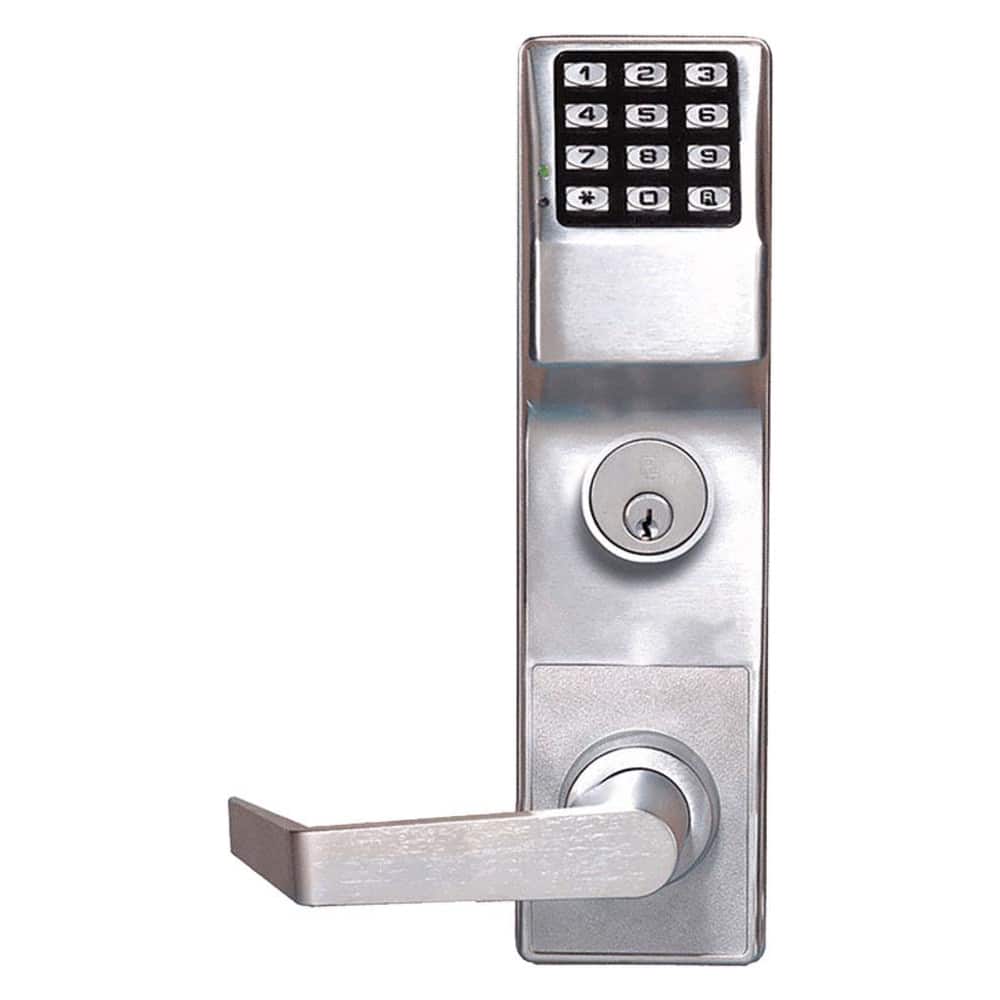 Lever Locksets, Lockset Type: Rim Exit Trim with Keypad , Key Type: Conventional , Back Set: 2-3/4 (Inch), Cylinder Type: Conventional , Material: Metal  MPN:ETDL27S1G/26DY7
