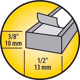 M-D Low Density Foam Tape (Open Cell) 02097 Gray 3/8