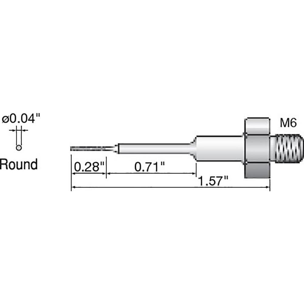 Rotary & Multi-Tool Accessories, Accessory Type: Electroplated Diamond File , For Use With: SHEENUS ZERO , Number Of Pieces: 1 , Additional Information: 1x7mm MPN:60151