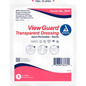 Dynarex View Guard® Sterile Transparent Dressings 4