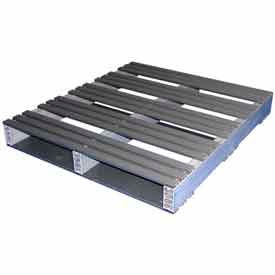 Rackable Extruded Open Deck Pallet Plastic 2-Way Entry 36