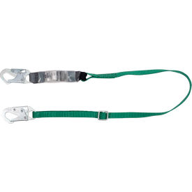 MSA® V-Series Energy Absorbing 6' Lanyard Single Leg Adjustable Small Snap Hook 10191755 10191755