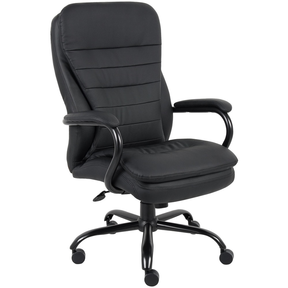 Task Chair:  Vinyl,  Adjustable Height,  Black MPN:B991-CP