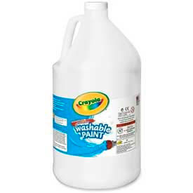 Crayola® Washable Paint Nontoxic 1 Gallon White 542128053