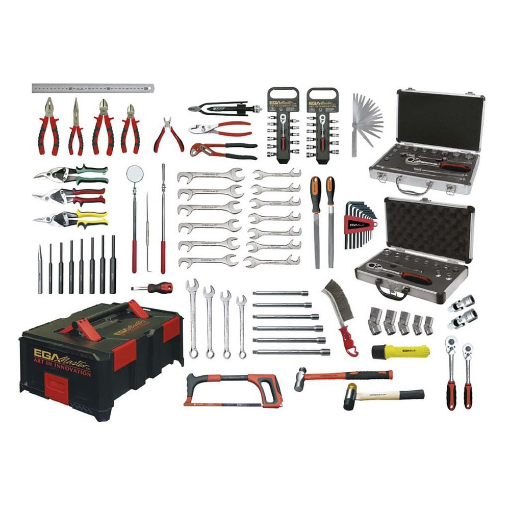 Combination Hand Tool Sets, Set Type: Aviation Set , Number Of Pieces: 129 , Measurement Type: Inch & Metric , Container Type: Case  MPN:69004