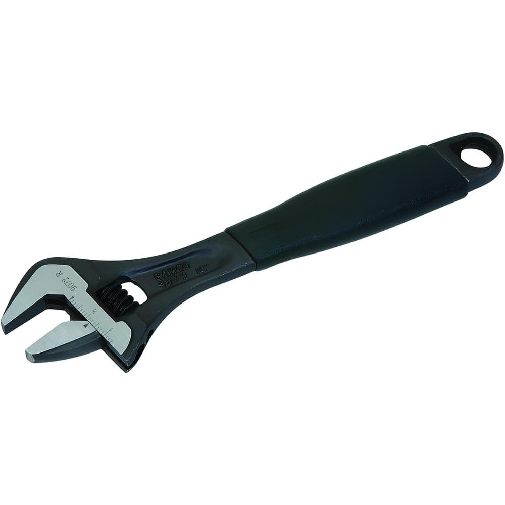 Adjustable Wrenches, Overall Length (Inch): 10 , Finish: Black Phosphate , Handle Type: Ergonomic , Measuring Scale: Yes , Insulated: No  MPN:BAH9072RUS