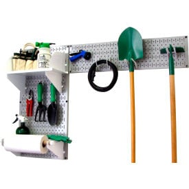 Wall Control Pegboard Garden Tool Board Organizer Gray/White 48